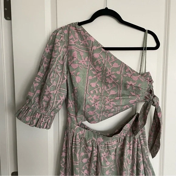 NWOT Cleobella Paola Ankle Dress in Border Print - Picture 8 of 15